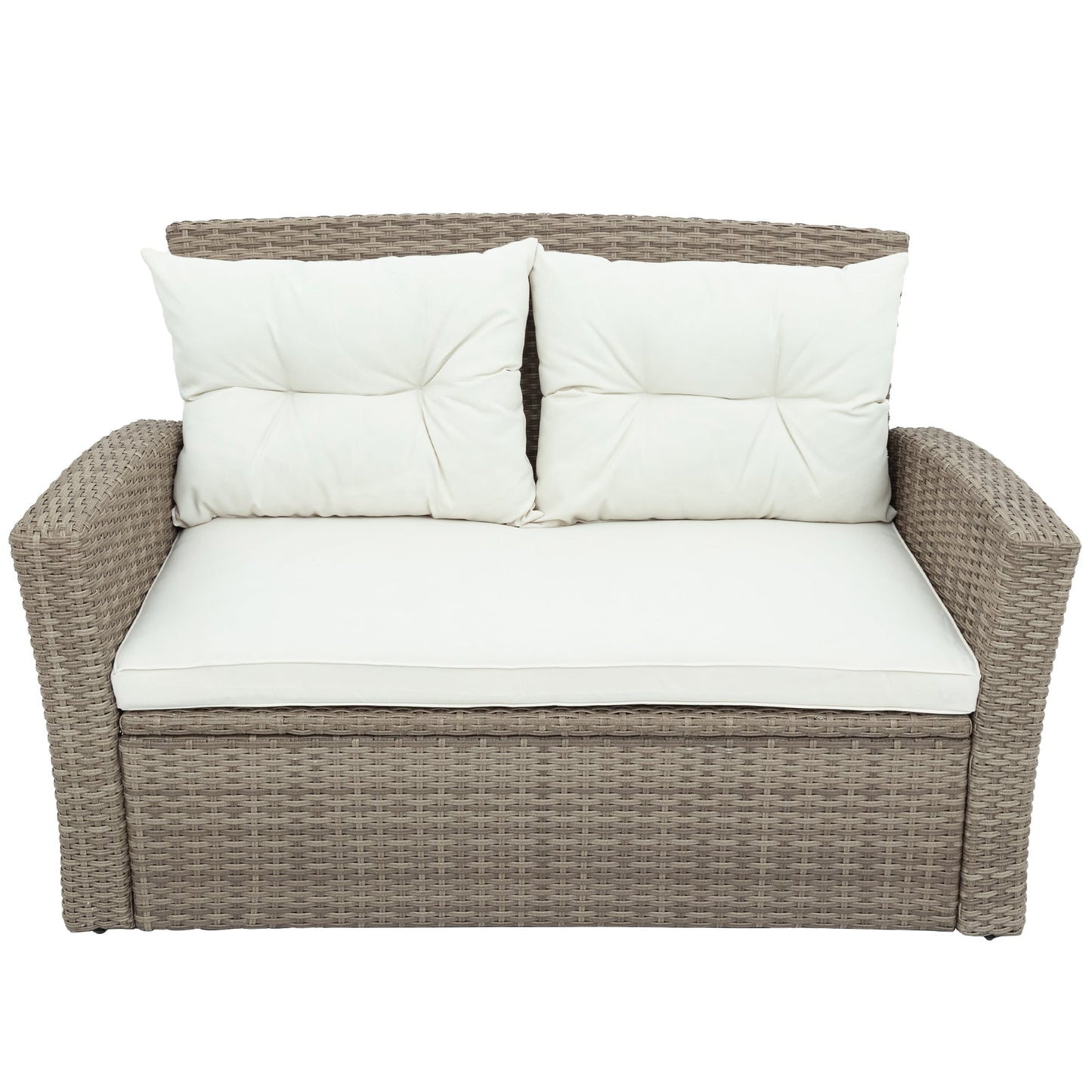 4-Piece Wicker Outdoor Patio Furniture Set