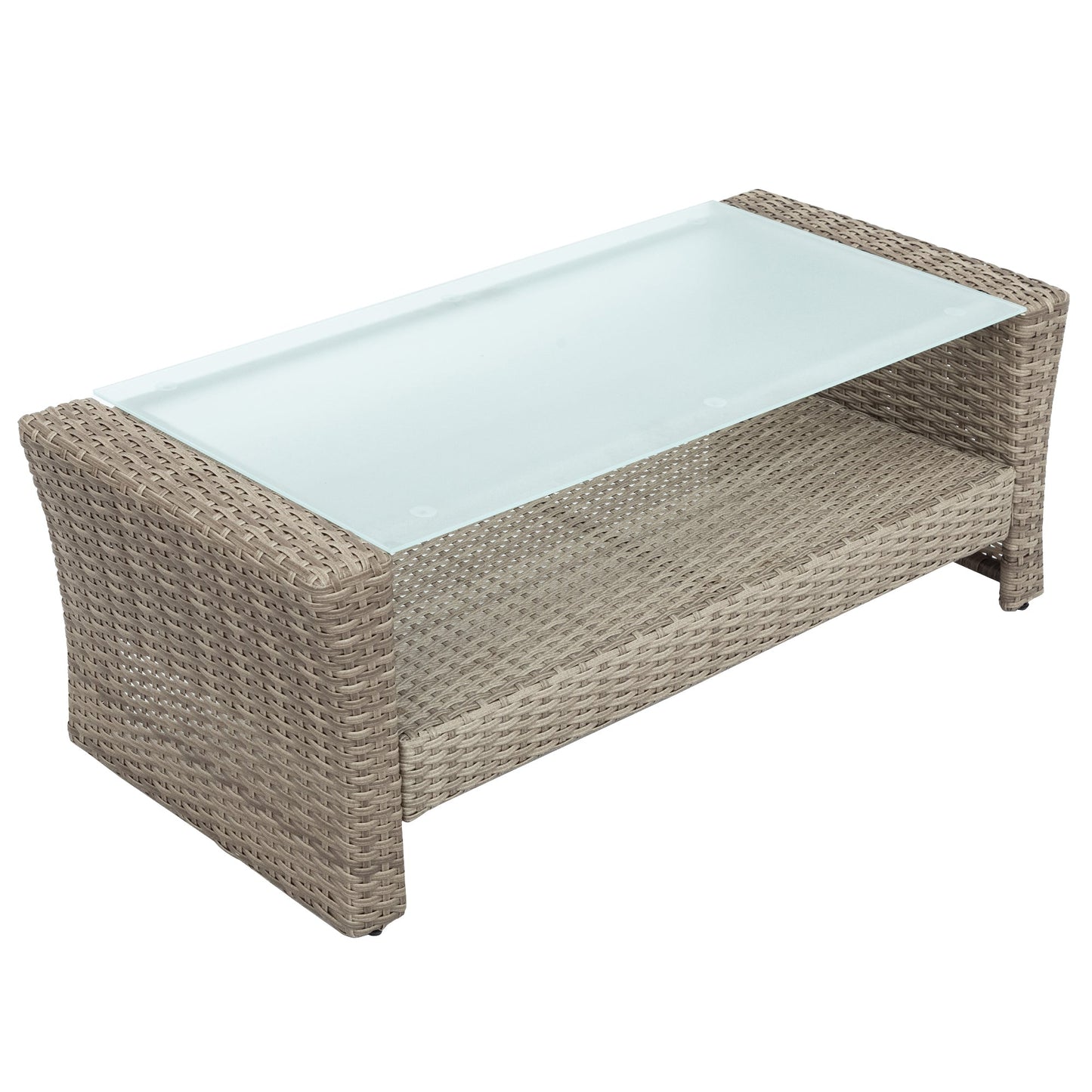 4-Piece Wicker Outdoor Patio Furniture Set