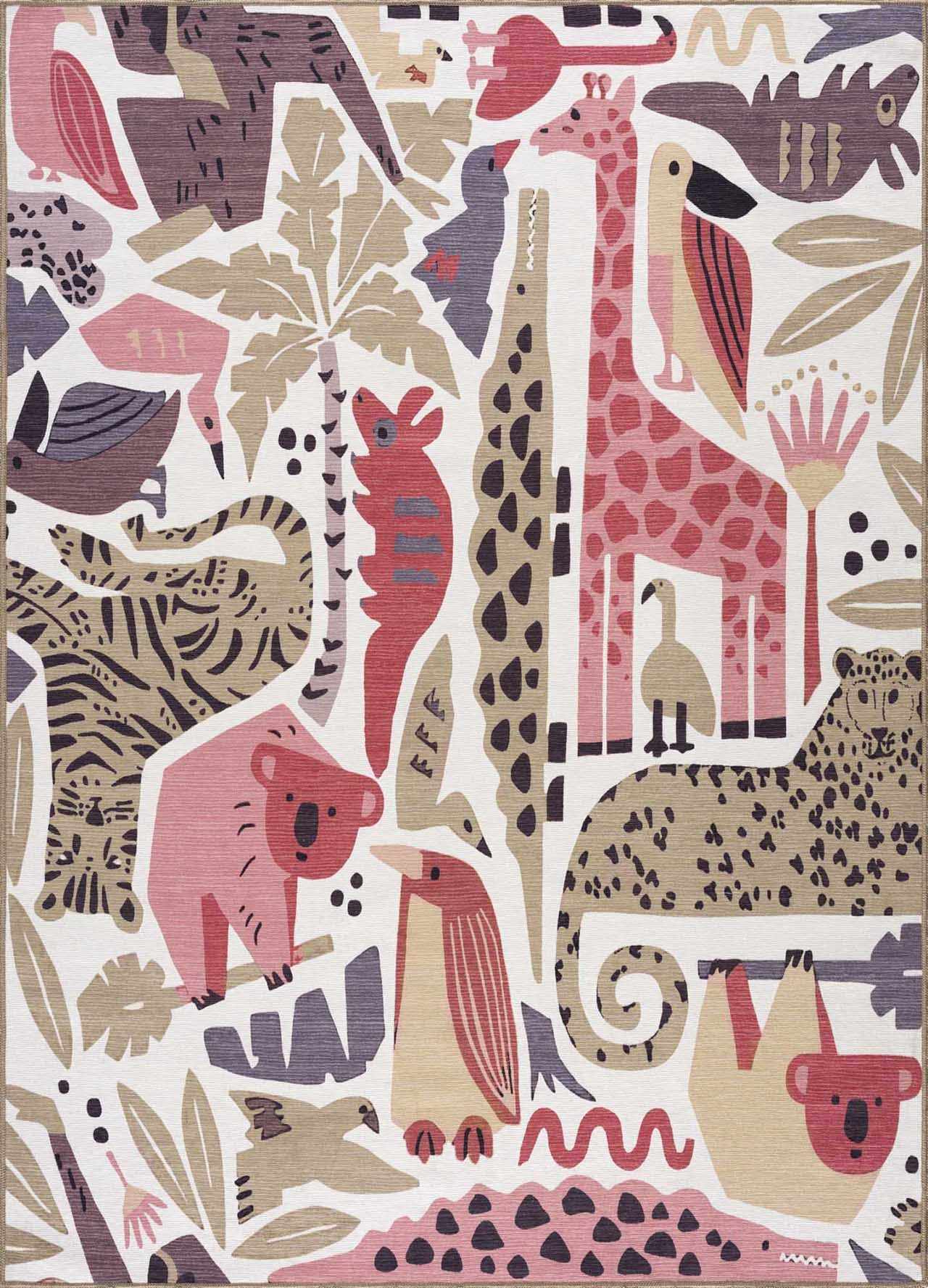 Natal Animal Print Kids Rug