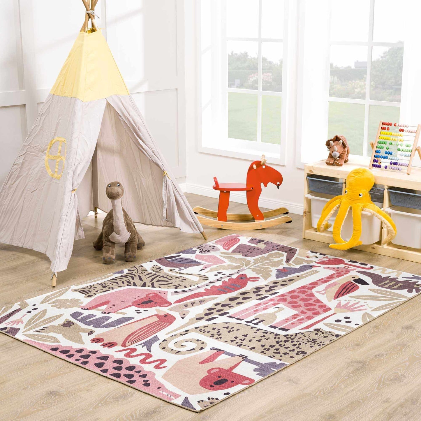 Natal Animal Print Kids Rug