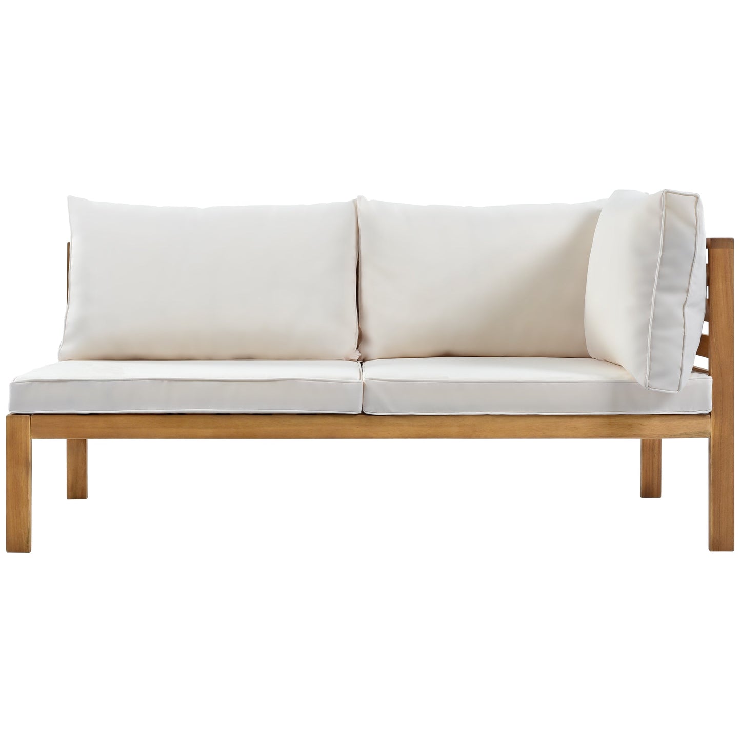 Acacia Wood Outdoor Sofa Set for 5