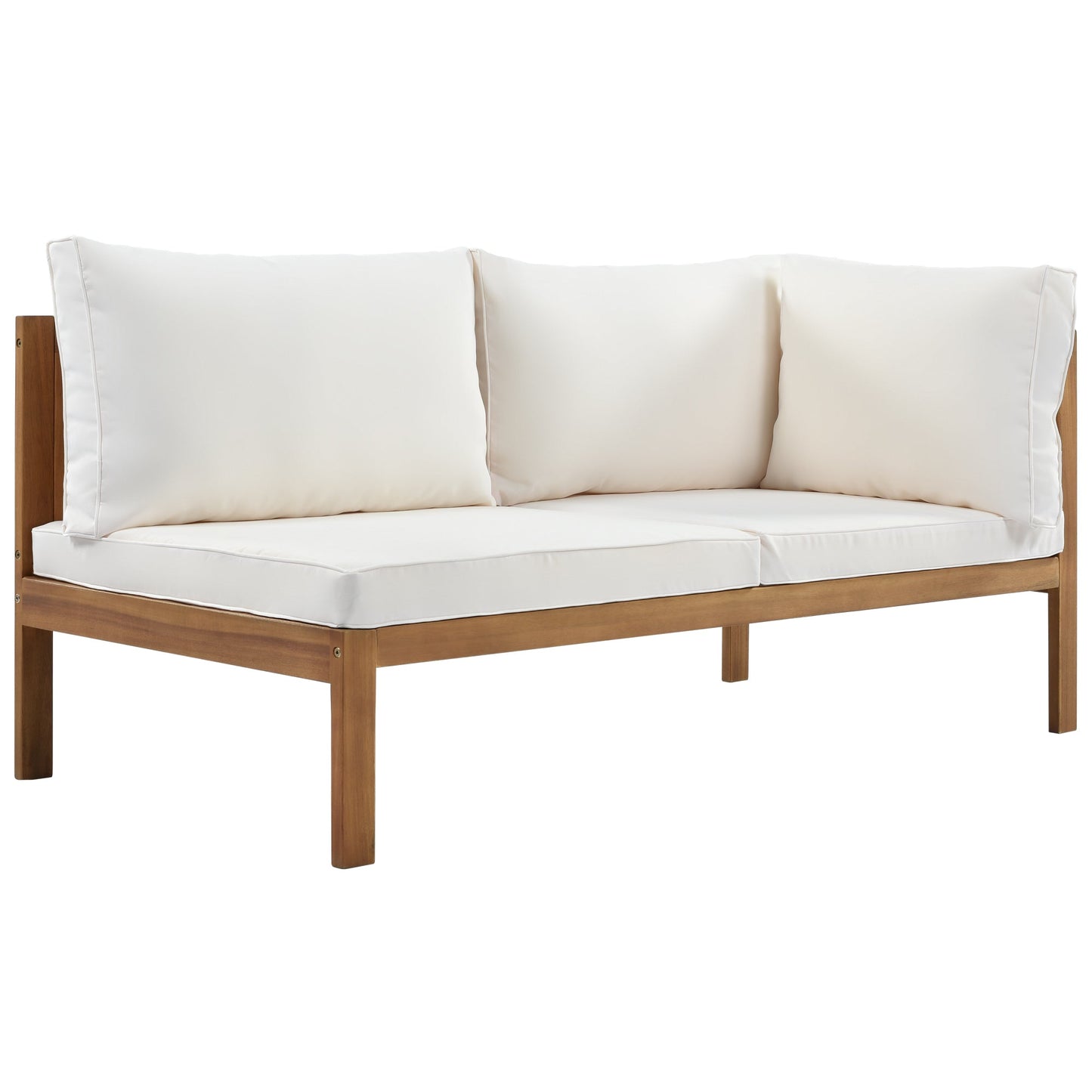 Acacia Wood Outdoor Sofa Set for 5