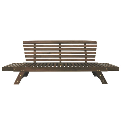 Acacia Wood Expandable Patio Daybed