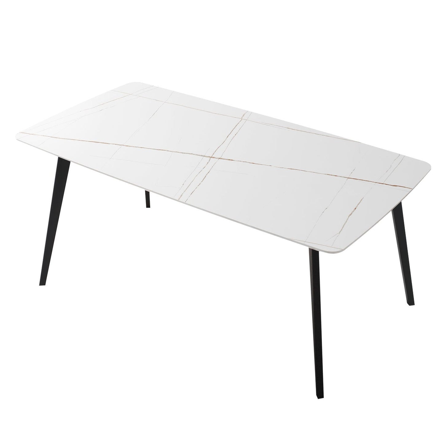 Elegant 70-Inch Porcelain Dining Table