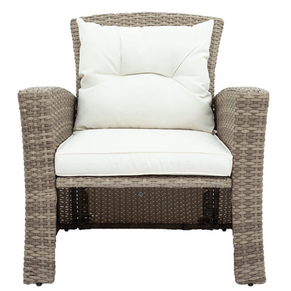 4-Piece Wicker Outdoor Patio Furniture Set