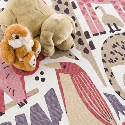 Natal Animal Print Kids Rug
