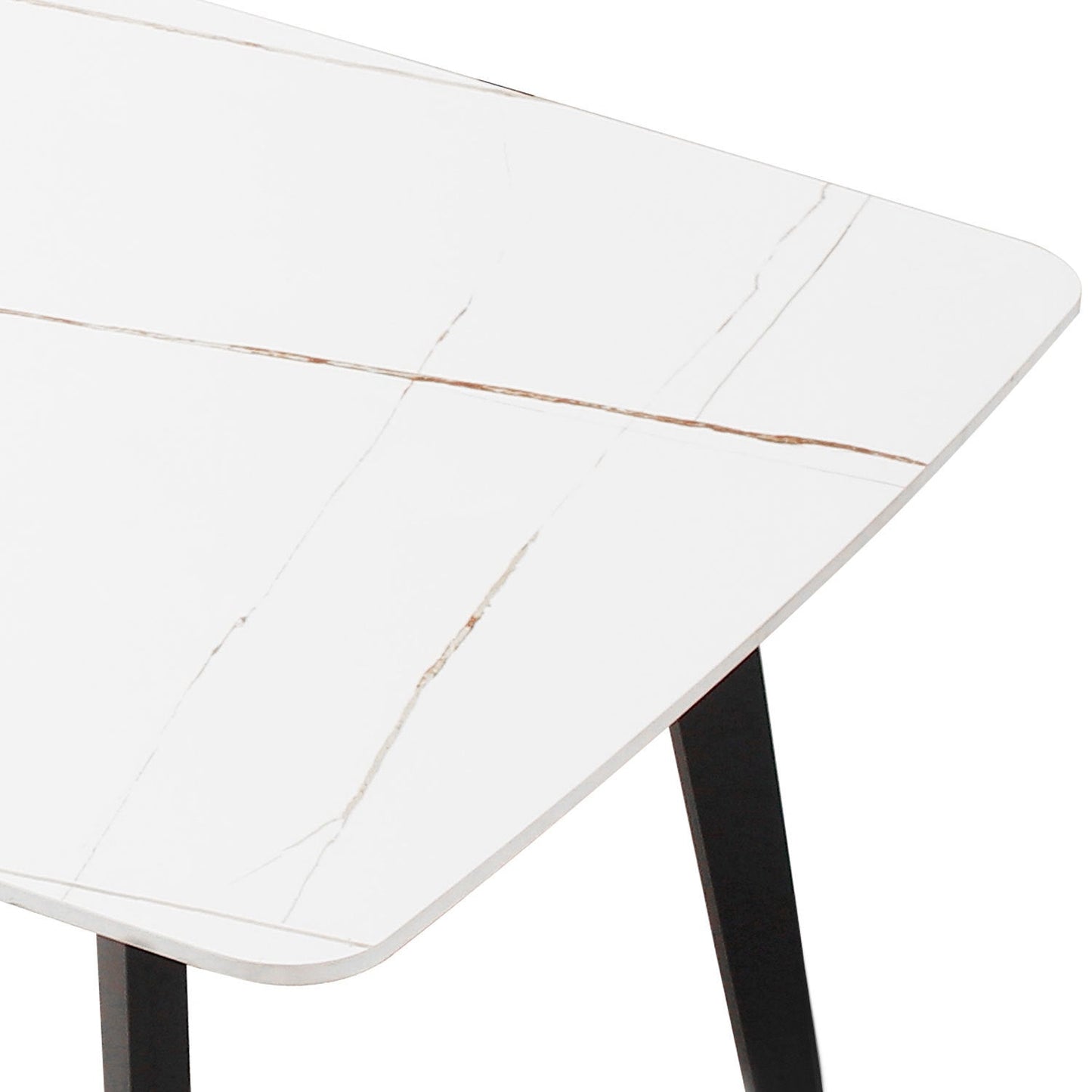 Elegant 70-Inch Porcelain Dining Table